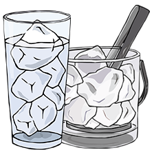 アイスペールイラスト