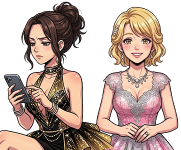 沈黙を魅力に変える接客とスマホをいじるNG接客の比較