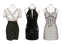 タイトドレスの参考画像