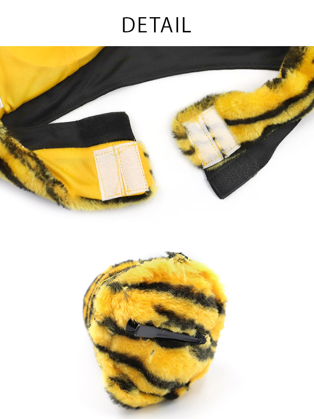 コスプレ セクシー ビキニ へそ出し 鬼アニマル(5点セット)のフロント