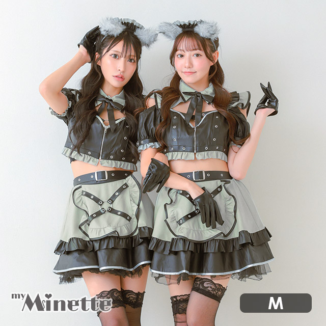 コスプレ ウルフ アニマル メイド レザー 6点セット の組みメイン画像