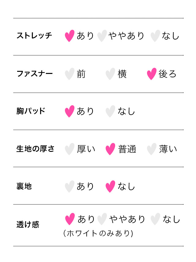 キャミソール 袖リボン風 シースルー セクシー ロングドレスのサイズ表2枚目