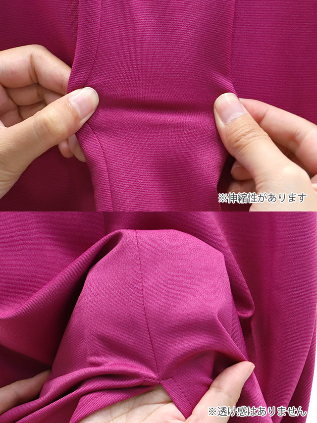 膝丈ドレス プチプラ 新人 タイト 袖あり ワンピース ラウンジ 半袖 シアー シアー袖 低身長 リボン ストライプ 黒 キャバドレスディティール2