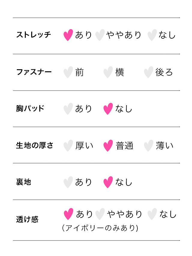 半袖 ネックリボン フリル タイト ミニドレスのサイズ表2枚目