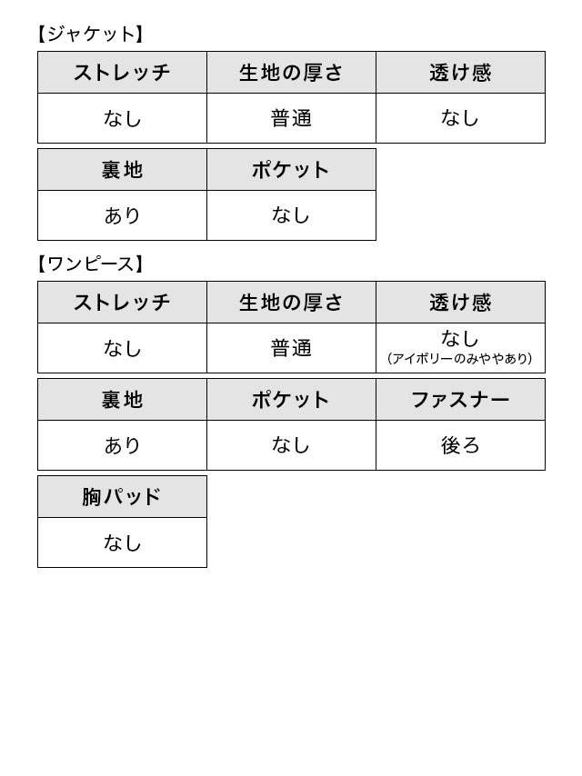 ツイードテーラードジャケット&Aライン膝上ワンピーススタイルセレモニースーツ