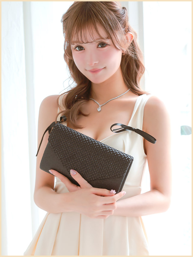クラッチバッグ ショルダーバッグ グリッター Vカット チェーン 2Way のイメージ画像2枚目