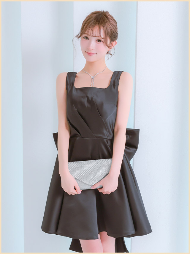 クラッチバッグ ショルダーバッグ グリッター Vカット チェーン 2Way のイメージ画像3枚目
