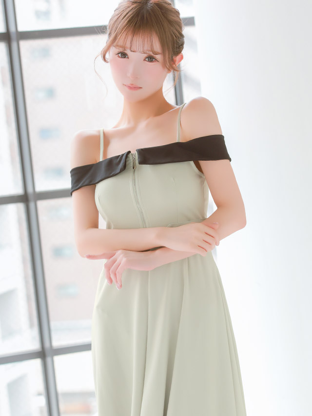 ロングドレス 肩あき ジップ 谷間 サイドベルト 高身長 グレー XL XXL Aライン キャバドレス の立ち姿イメージ画像3枚目