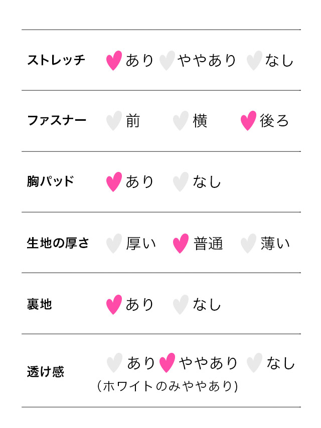 リボンブローチ付きノースリーブフェイクポケットパールボタンワッフルストレッチタイトミニドレスのサイズ表2枚目