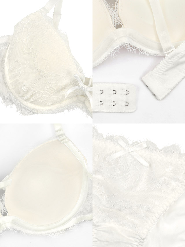 セクシーランジェリーレースリボンブラジャーショーツ下着2点セット商品詳細3