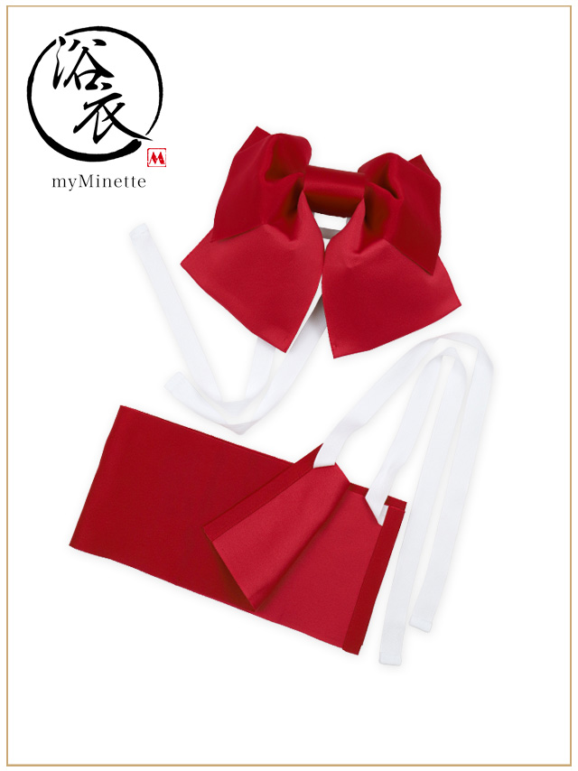 妖艶 ベージュ地にヴィンテージフラワー ゆかた3点セットの生地アップ画像