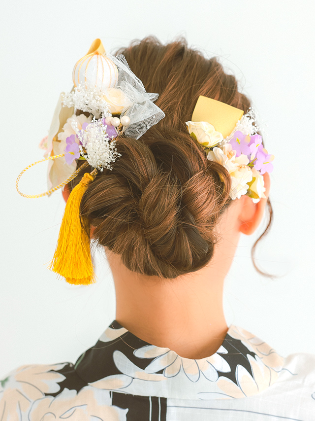 浴衣小物19点セットプチプラ髪飾り胡蝶蘭ヘアアクセサリー