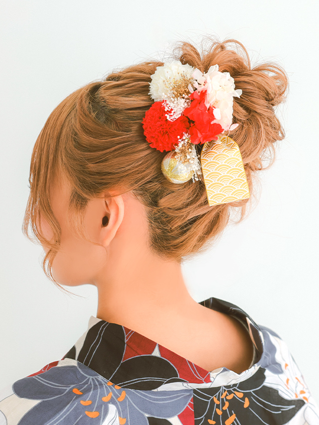 浴衣小物19点セットプチプラ髪飾り胡蝶蘭ヘアアクセサリー