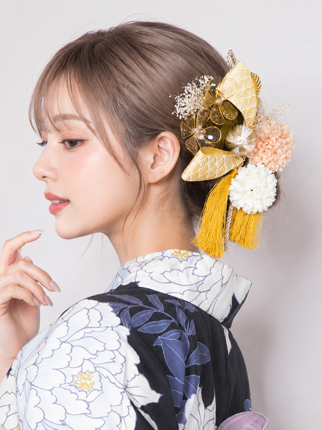 浴衣小物19点セットプチプラ髪飾り胡蝶蘭ヘアアクセサリー