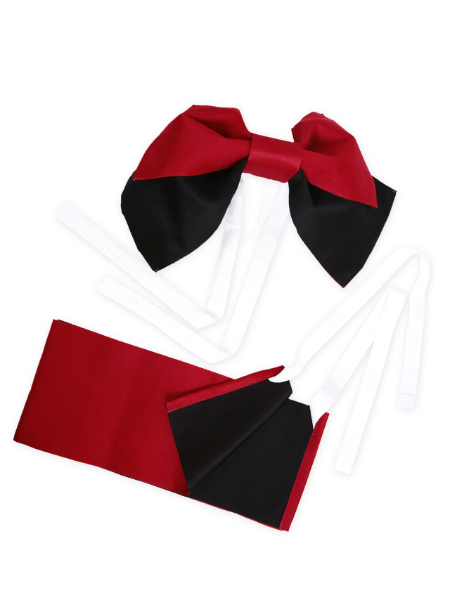 レトログレーに薔薇モノクロ ゆかた2点セット