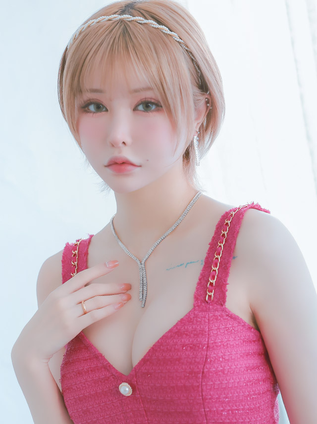 アシンメトリーYラインビジューシルバーアクセサリー2点セット