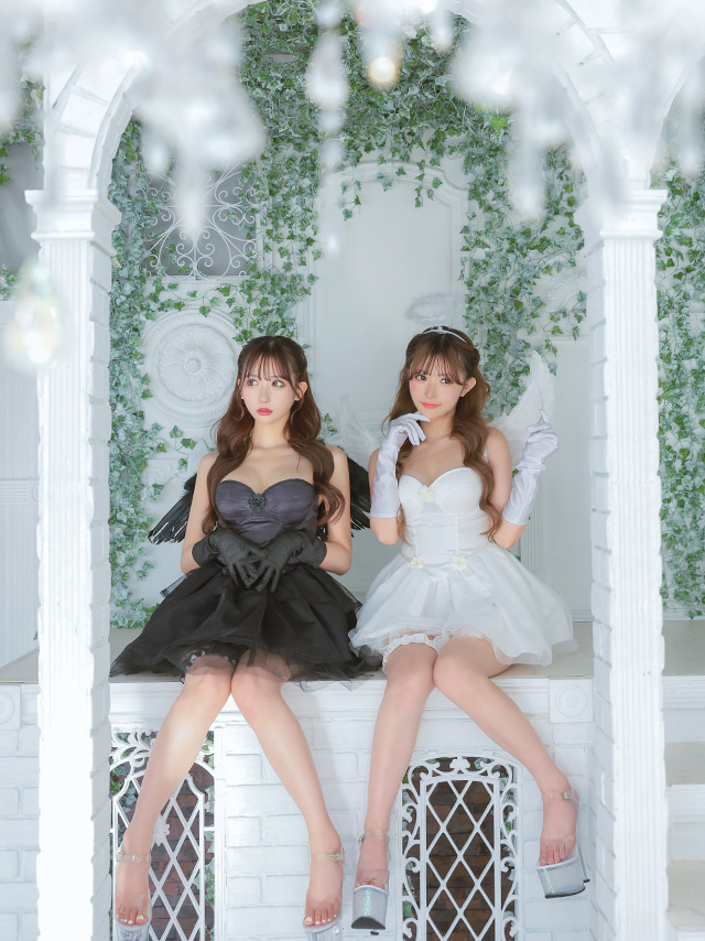コスプレ 4点set 羽付き 小悪魔 セクシー ブラックデビル