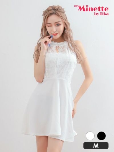 [SALE] 胸元フリルレースデザインホルタ...