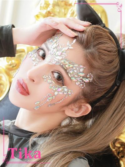 [セール]コスプレ 小物 フェイスジュエルメイクシール