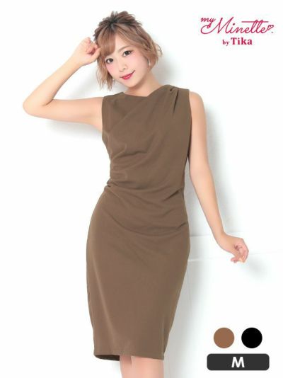 [SALE] ノースリーブ単色ロングタイトプ...