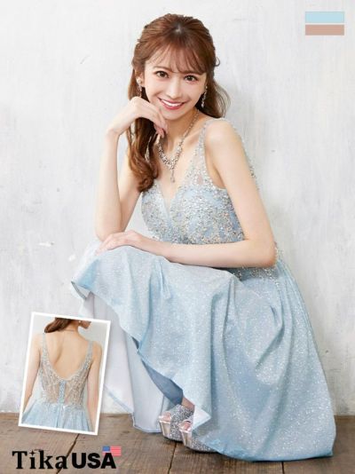 LA直輸入ノースリーブ ゴージャスビジュープ...