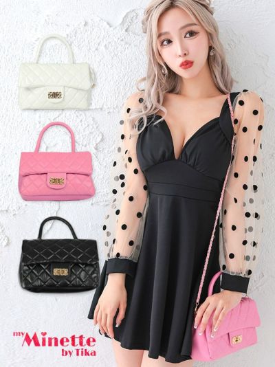 [SALE] ショルダーチェーン付きキルティ...