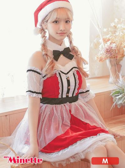 サンタコス 3点set まやりん着用キラキラ...