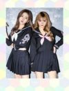 コスプレ ハロウィン 制服 女子高生 セーラー 学生服 仮装 学生 Tika ティカ ドラゴン刺繍入り 長袖 王道 ミニペアセーラー服ハロウィンコスプレ4点セット