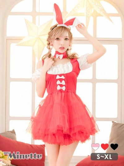 コスプレ リボンデザインギャザーオフショルA...