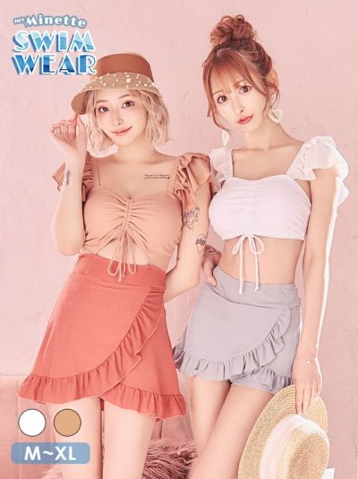 水着 2種 ビスチェ&ワンピースウエ...