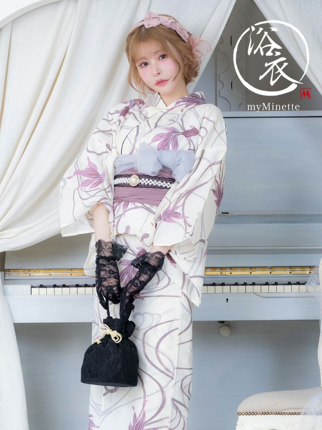 SWEET 生成地 流水金魚 ゆかた 3点セット