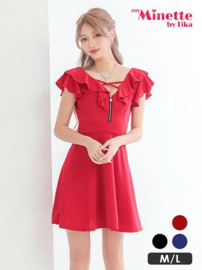 [SALE][再入荷]  フロントジップ胸元...