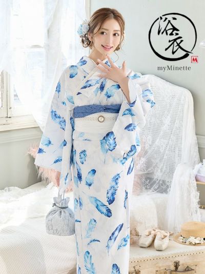[セール] 浴衣 SWEET ピンク地×ニュアンスリリー 清純甘い ゆかた3点セット (浴衣+兵児帯+下駄)