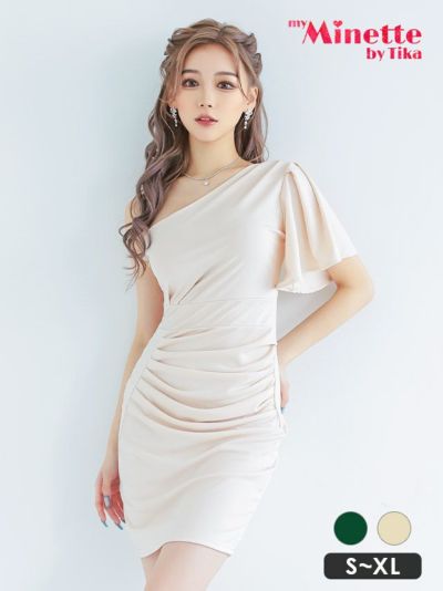 [SALE] ワンショルダー肩あきギャザー入...