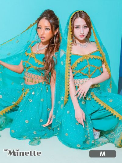 コスプレ へそ出しセクシーロング丈アラビアン...