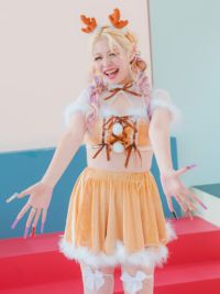 トナカイコスプレ