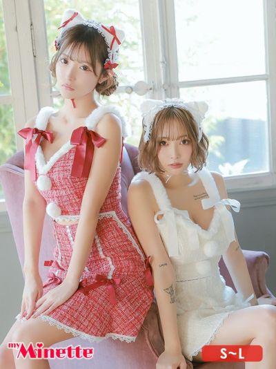 サンタコス 2点set ガーリーリボンツイー...