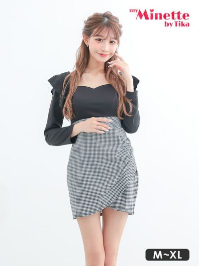 [SALE] ショルダーフリル長袖プチプラハ...
