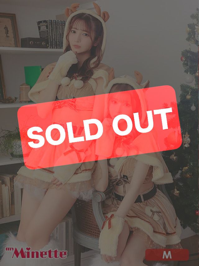 仮装 変装 コスチューム クリスマス myMinette マイミネット サンタコス 5点set ケープ付き へそ出し セットアップ フレアスカート セクシー トナカイ アニマル サンタ コスプレ