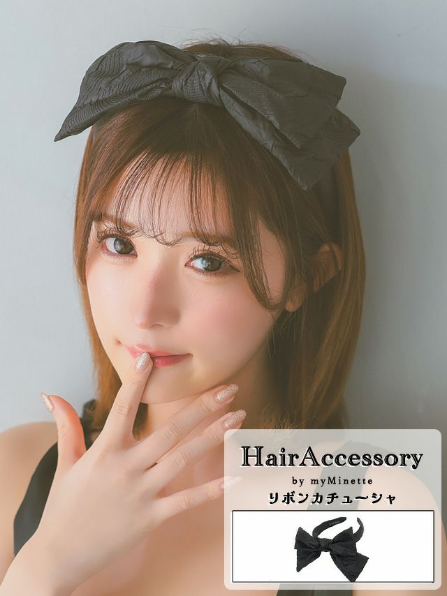 アクセサリー ヘアアクセサリー ビッグ リボン カチューシャ ヘアアクセサリー