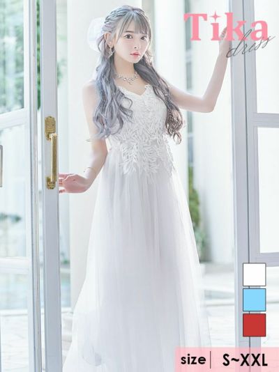ノースリーブリーフ刺繍バースデーチュールAラ...