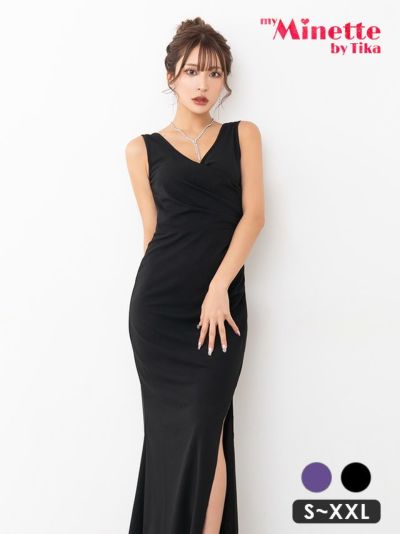 [SALE] ワンカラーノースリーブサイドス...