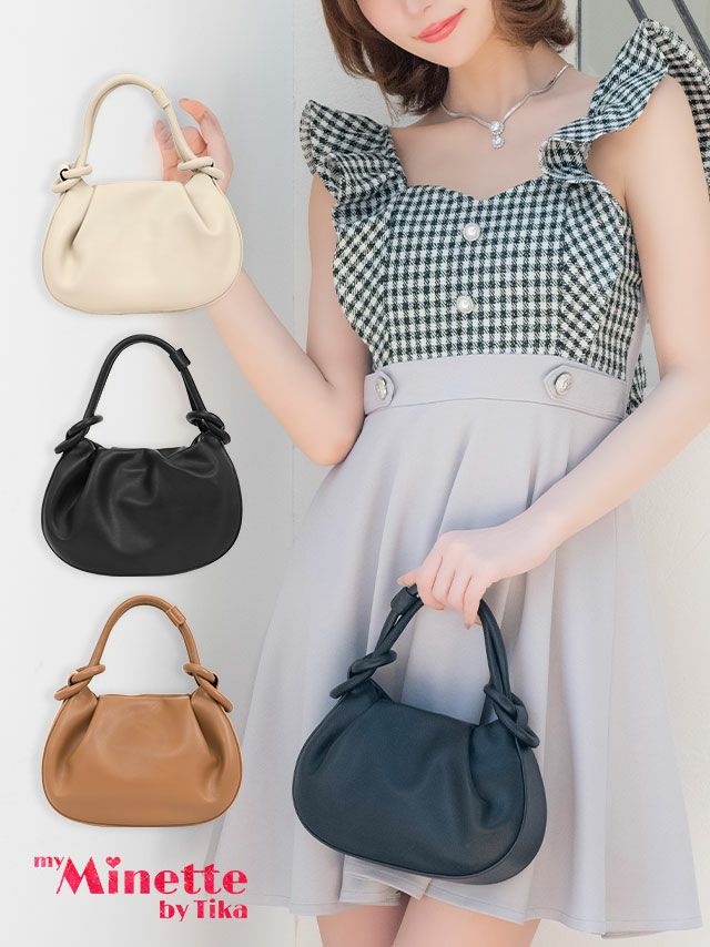 キャバドレス 安い 激安 ミニ丈 キャバクラ クラブ ラウンジ 結び 2way ハンドル 合皮 ミニ バッグ プチプラドレス