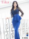キャバドレス 安い 激安 ミニ丈 キャバクラ クラブ ラウンジ 袖あり シアーレース レイヤード ウエストベルト ペプラム 切り替え バックスリット ストレッチ タイト ロング プチプラ ドレス